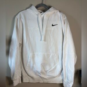 Nike The One Three‎ White Men's Pullover Hoodie size M